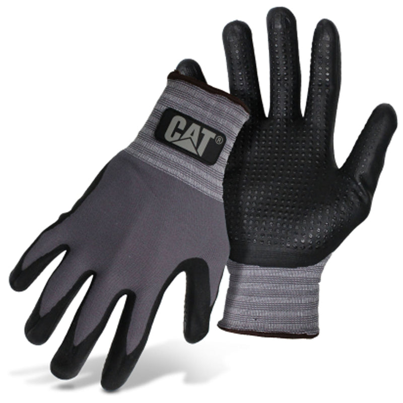 WEST CHESTER HOLDINGS LLC, CAT Gants unisexes de travail intérieur/extérieur Noir/Gris XL 1 paire