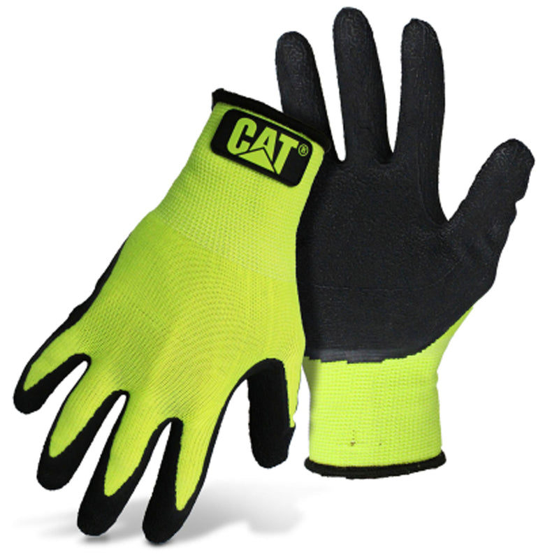 WEST CHESTER HOLDINGS LLC, CAT Gants unisexes d'intérieur/extérieur trempés High-Vis Green L 1 paire