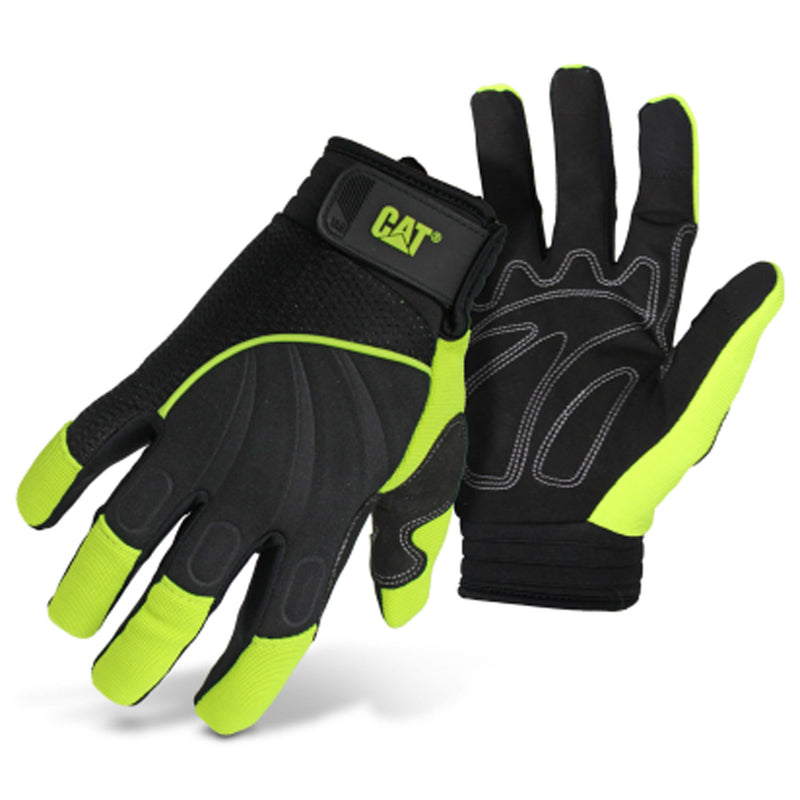 WEST CHESTER HOLDINGS LLC, CAT Hommes Gants Utilitaires Extérieurs Vert High-Vis L 1 paire