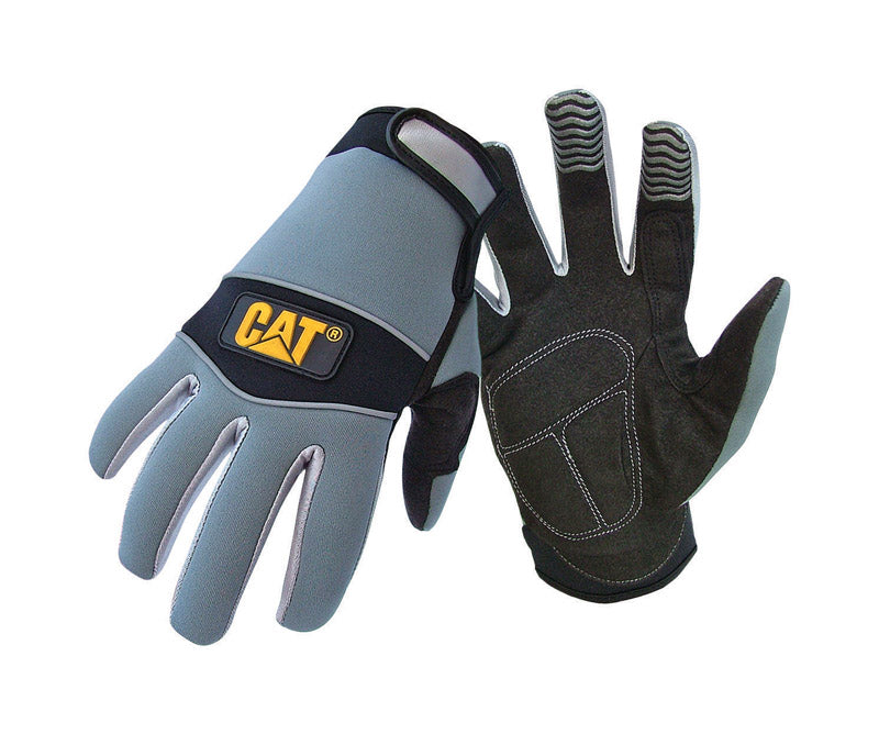 WEST CHESTER HOLDINGS LLC, CAT Hommes Intérieur/Extérieur Gants de mécanicien rembourrés Noir/Gris XL 1 paire