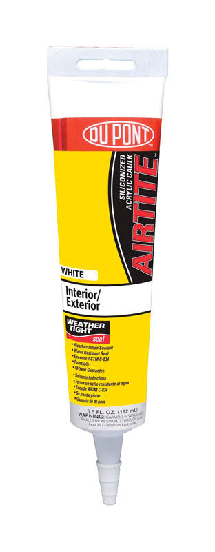 M-D BUILDING PRODUCTS INC, CAULK DUPONT WHITE 5.5OZ