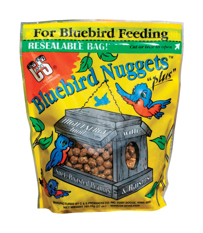 C & S PRODUCTS CO INC, C&S Bluebird Blueberry Suet Nuggets 27 oz