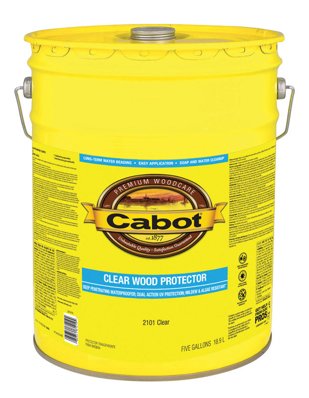 CABOT SAMUEL INC, Cabot Clear Wood Protector Clear Water-Based Wood Protector 5 gal