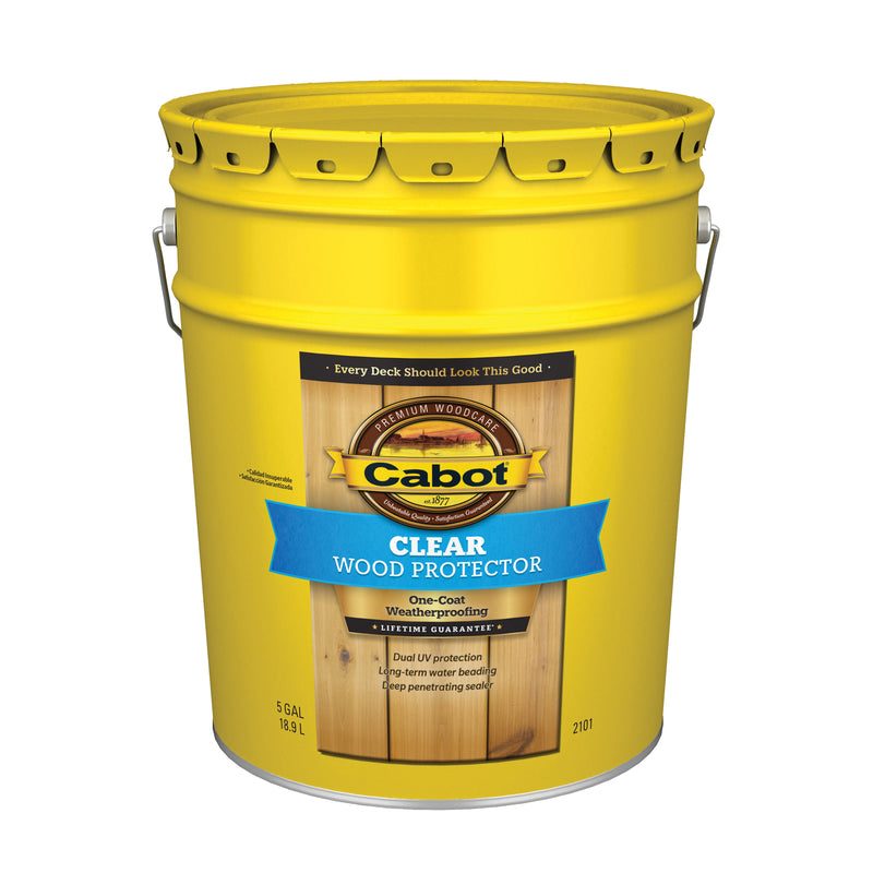 CABOT SAMUEL INC, Cabot Clear Wood Protector Clear Water-Based Wood Protector 5 gal