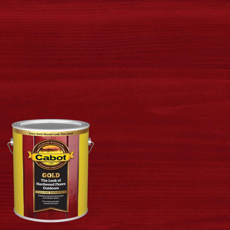 CABOT SAMUEL INC, Cabot Gold Transparent Satin 3472 Fireside Cherry - Teinture hybride à base d'huile naturelle et à base d'eau (paquet de 4)