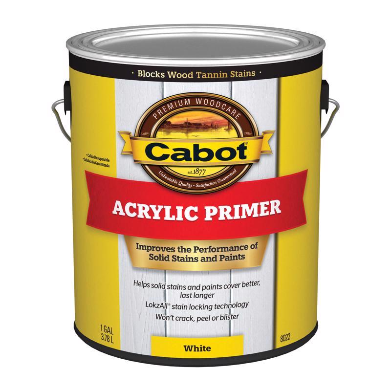 CABOT SAMUEL INC, Cabot Problem-Solver Apprêt acrylique blanc 1 gal. (paquet de 4)