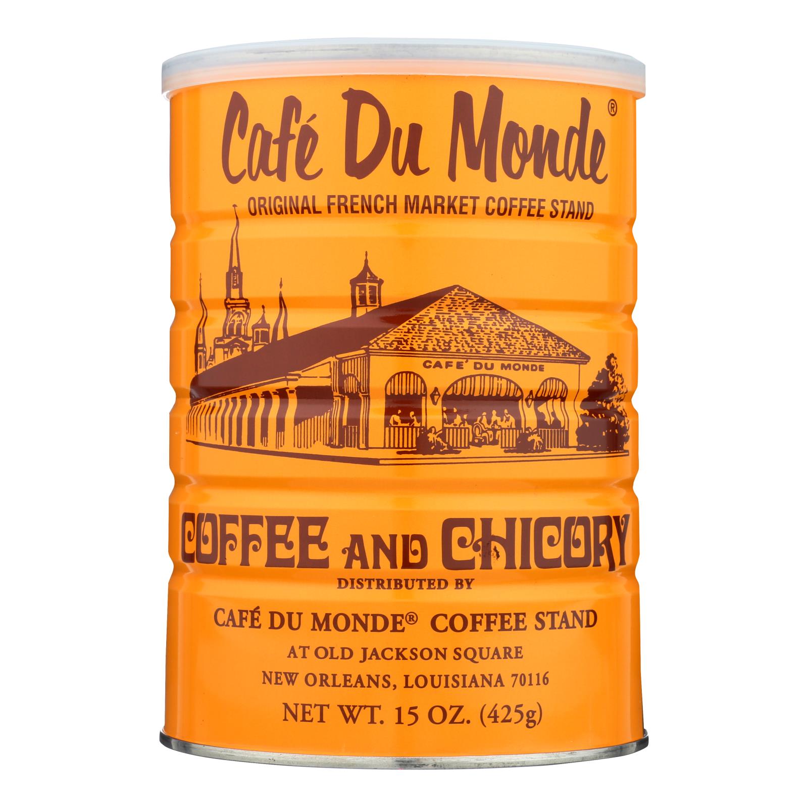 Café Du Monde, Cafe Du Monde - Café - Régulier - Caisse de 12 - 15 oz (Paquet de 12)