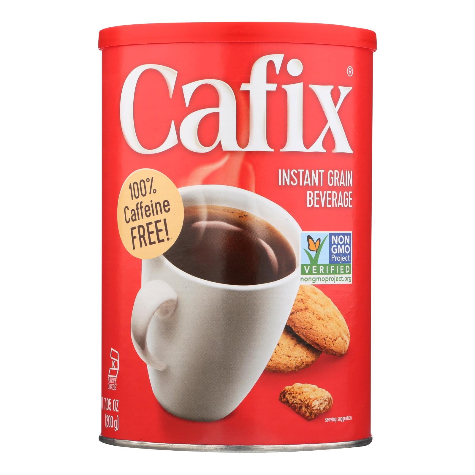 Cafix, Cafix All Natural Instant Beverage Substitute Coffee - Caffeine Free - Case of 6 - 7.05 oz. (Pack of 6)