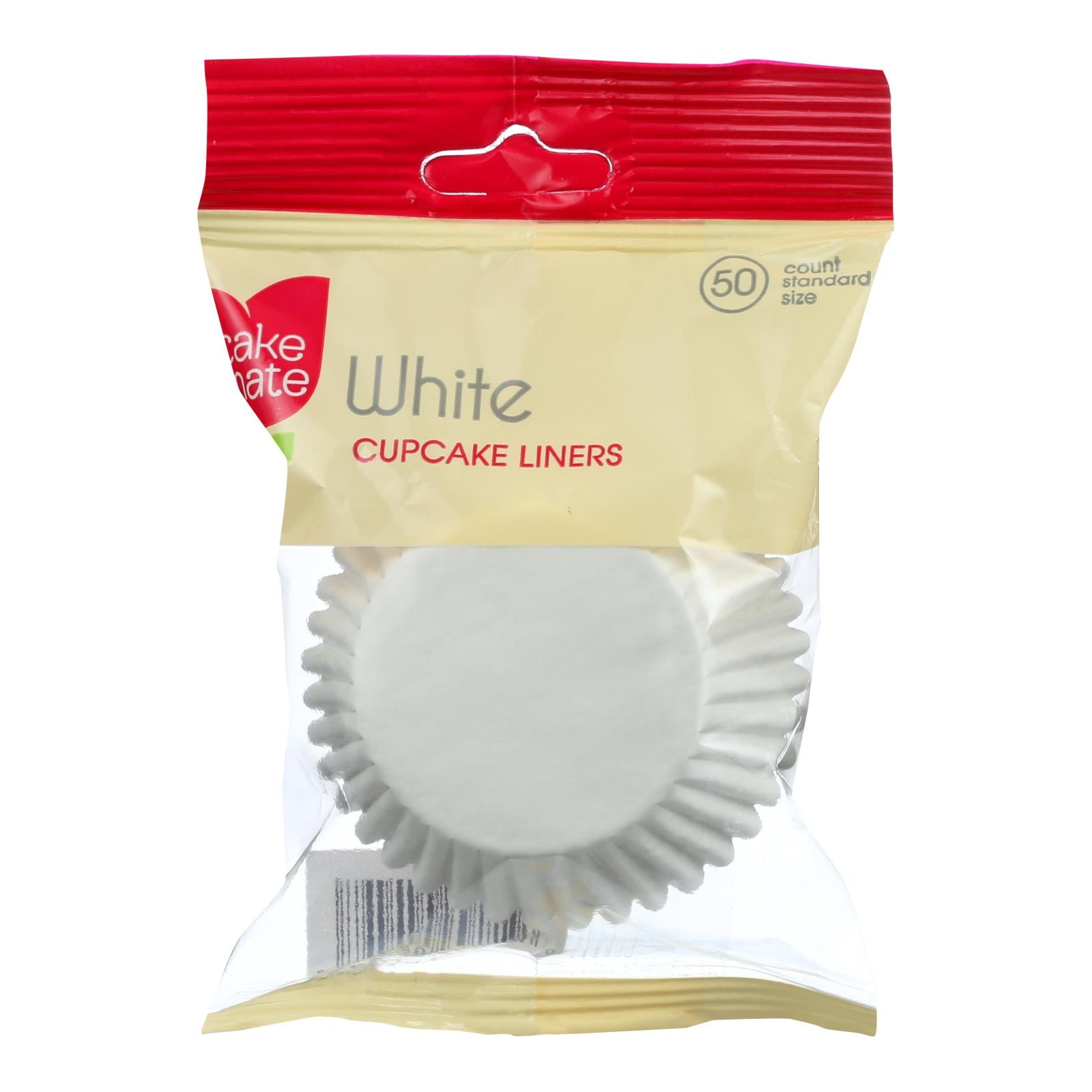 Cake Mate, Cake Mate - Cupcake Liners - Standard Size - White - 50 Count - Case of 12 (Pack of 12)