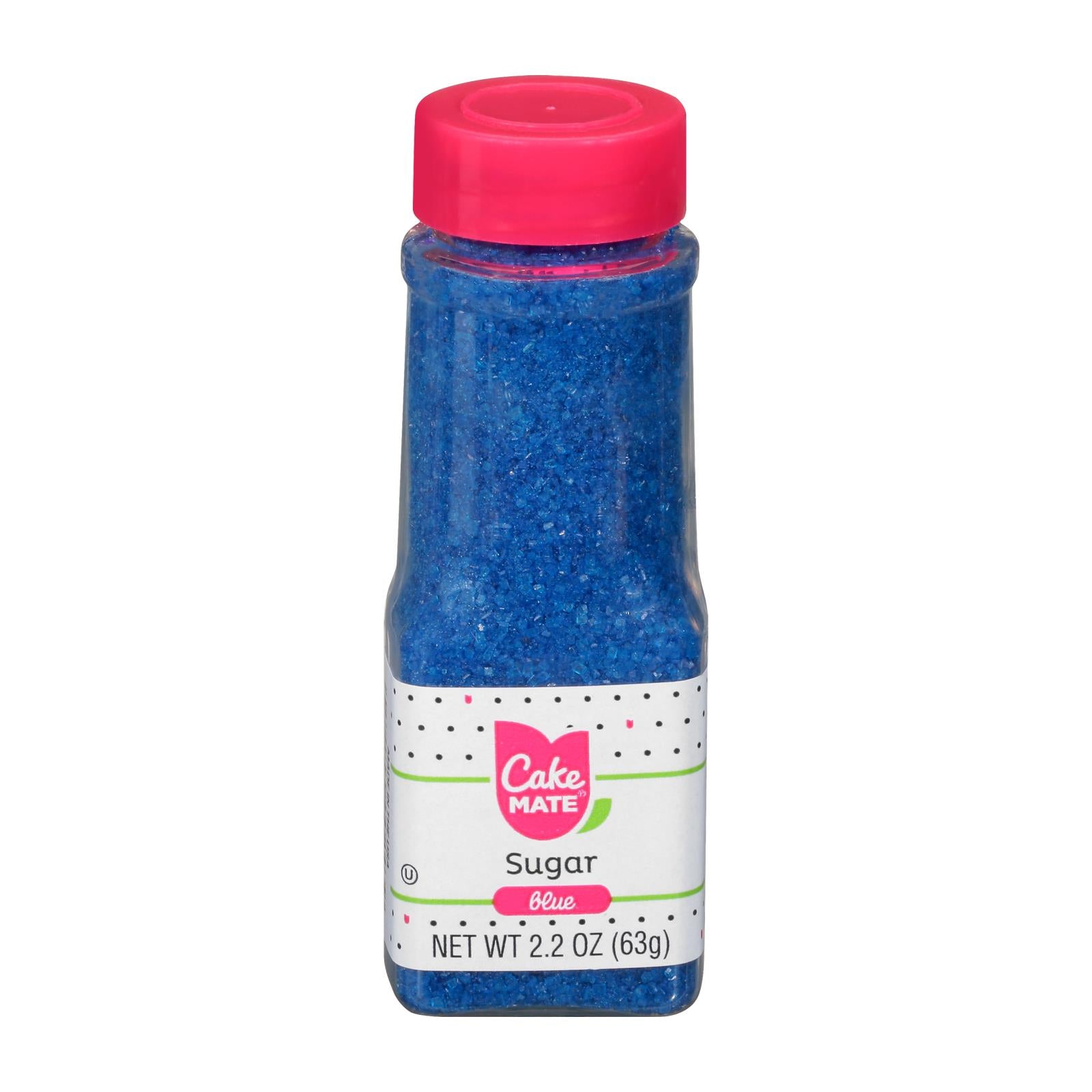 Cake Mate, Cake Mate - Décors - Cristaux - Bleu - 2.25 oz - Etui de 6 (Pack de 6)