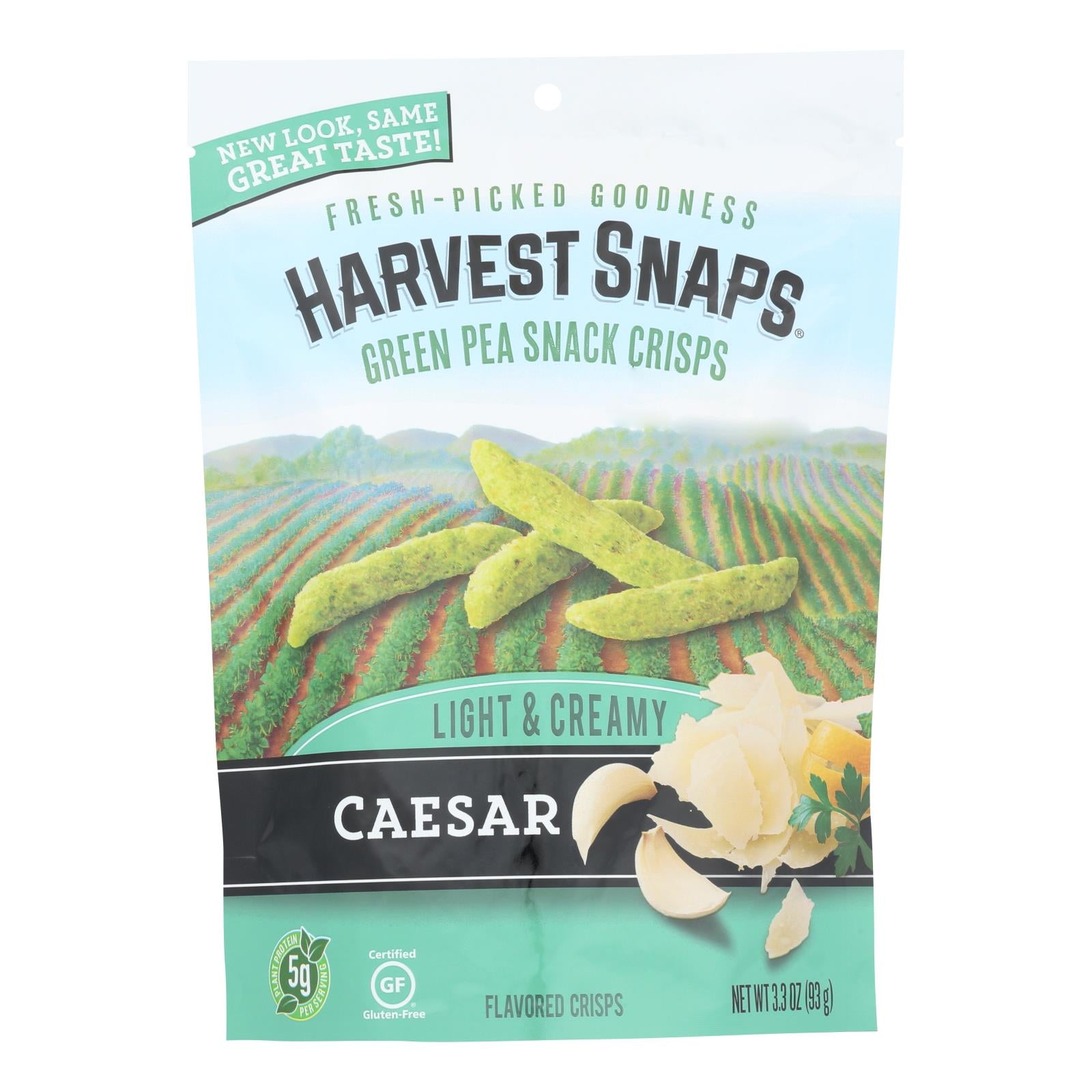 Croustillant aux colombes de Calbee, Calbee Snapea Crisp - Snapea Crisps - Caesar - Caisse de 12 - 3.3 oz (Paquet de 12)