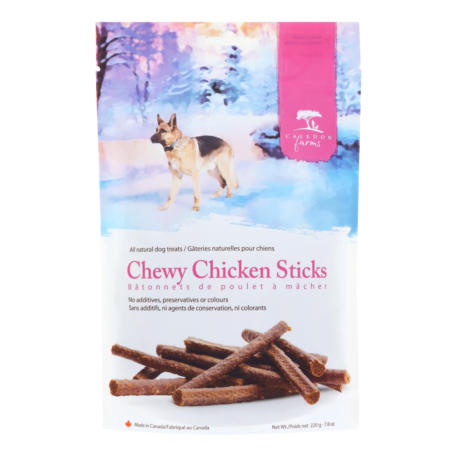 Caledon Farms, Caledon Farms - Dog Treat Chewy Chicken Stck - Case of 4-7.8 OZ (Pack of 4)