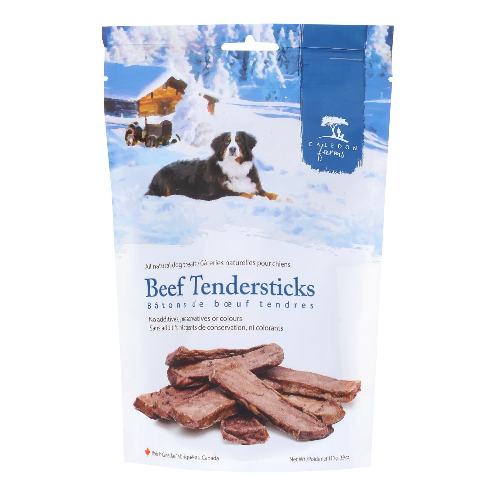 Caledon Farms, Caledon Farms - Traitements pour chiens Tendres morceaux de boeuf - Caisse de 4-3.9 OZ (Paquet de 4)