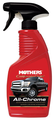 Mothers Polish Co, California Gold All-Chrome Quick Polish Cleaner, 12-oz.