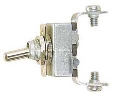 ECM INDUSTRIES, Calterm 15 amps Toggle Switch Silver 1 pk