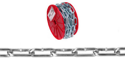 Campbell, Campbell 0722827 2/0 X 40' Straight Link Coil Chain Reel (Pack of 40)