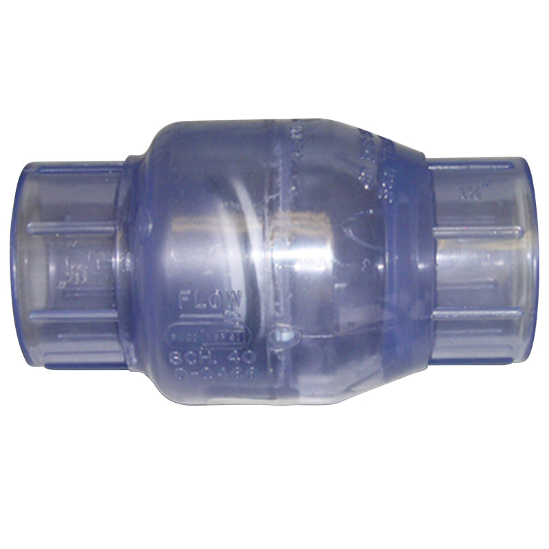 CAMPBELL MANUFACTURING LLC, Campbell 1-1/2 in. D X 1-1/2 in. D PVC Swing Check Valve