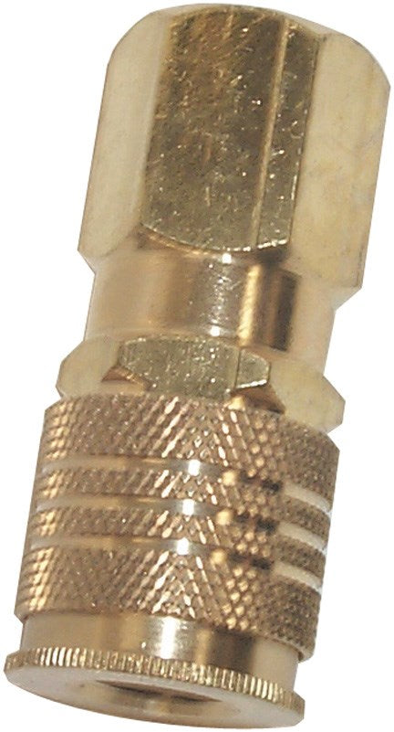 MAT INDUSTRIES LLC, Campbell Hausfeld Brass Air Coupler 1/4 in. Femelle 1 pc