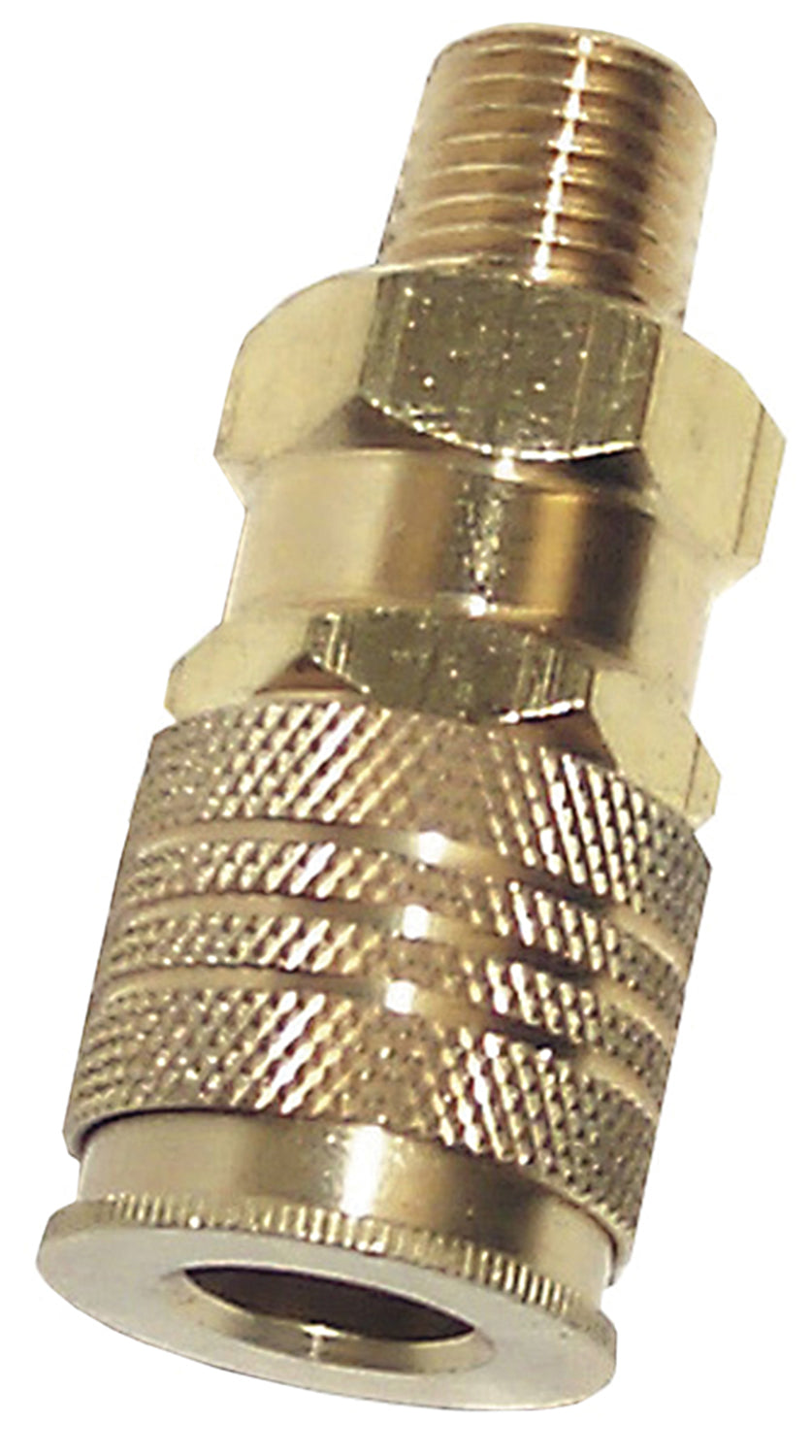 MAT INDUSTRIES LLC, Campbell Hausfeld Brass Air Coupler 1/4 in. Mâle 1 pc