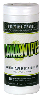 CAN-A-WIPES, Can A Wipes Lingettes de nettoyage, 30-Pk.