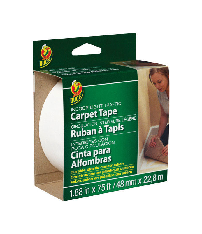 SHURTAPE TECHNOLOGIES LLC, Canard 1.88 in. W X 75 ft. L Reversible Scrim Indoor Carpet Tape