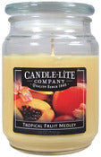 Chandelle lite, Candle Lite 3297099 18 Oz Tropical Fruit Medley Jar Candle (Pack de 2)