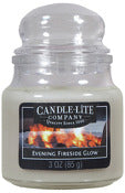 Chandelle, Candle Lite 3827251 3 Oz. Evening Fireside Glow Jar Candle (Pack de 12)