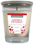 Candle lite, Candle Lite 4317020 9 Oz Jasmine Patchouli Essential Elements Bougie en pot avec couvercle en bois