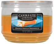 Candle lite, Candle Lite Orange Vanilla Dreamsicle Scent Candle 10 oz (Pack de 4)