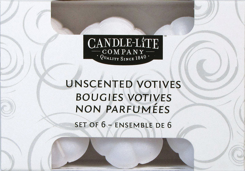 Candle lite, Candle-Lite White Unscented Scented Food Warmers Bougies Votives