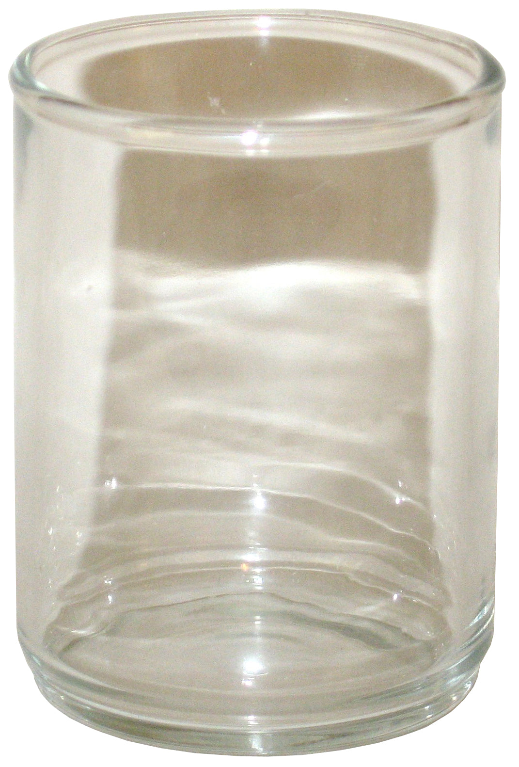 Bougie allumée, Candle lite 0862130 Porte-votive droit transparent (paquet de 12)