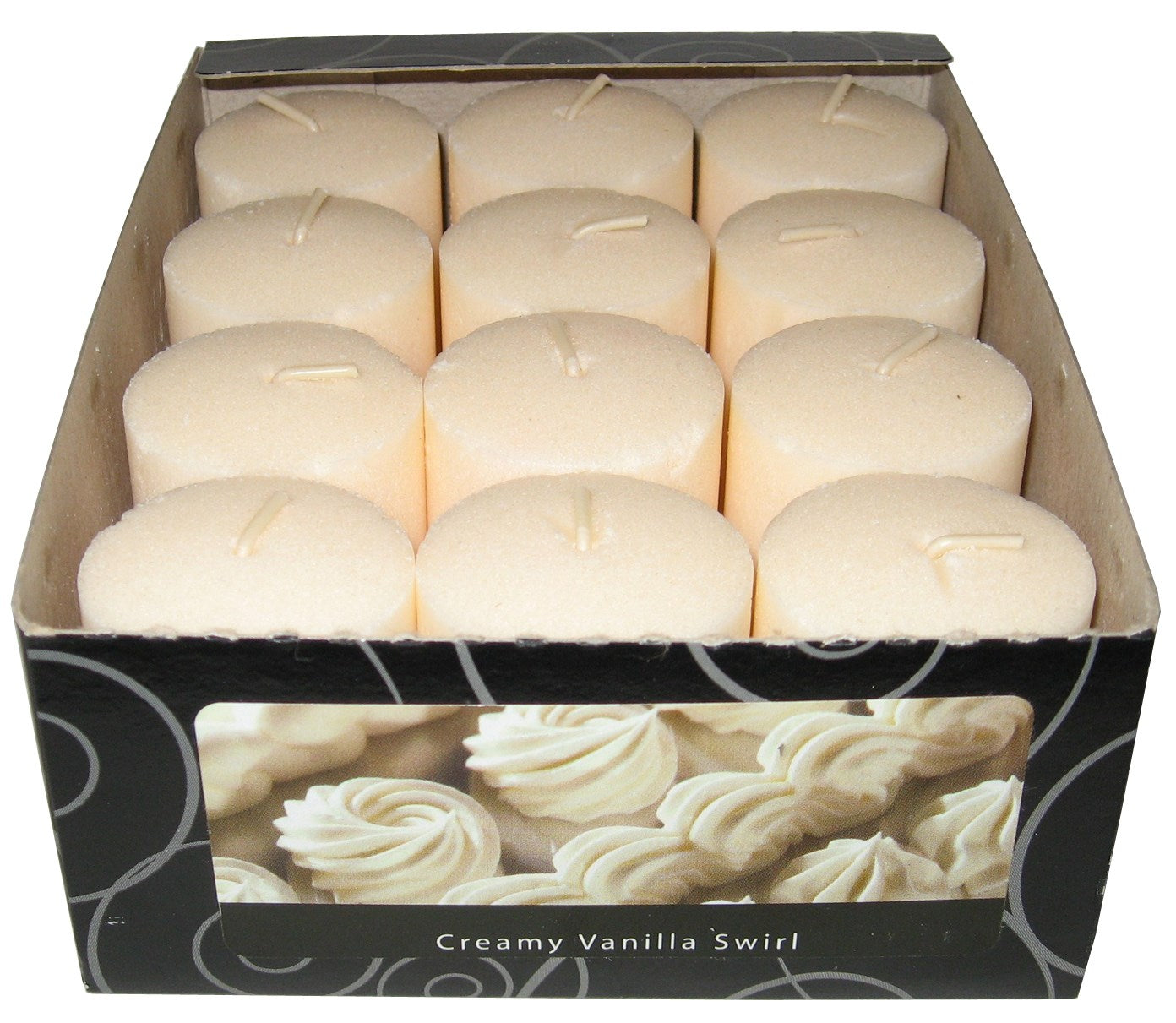 Bougie d'allumage, Candle lite 1276570 2" Vanilla Wafer Scented Votive Candle (Pack de 12)