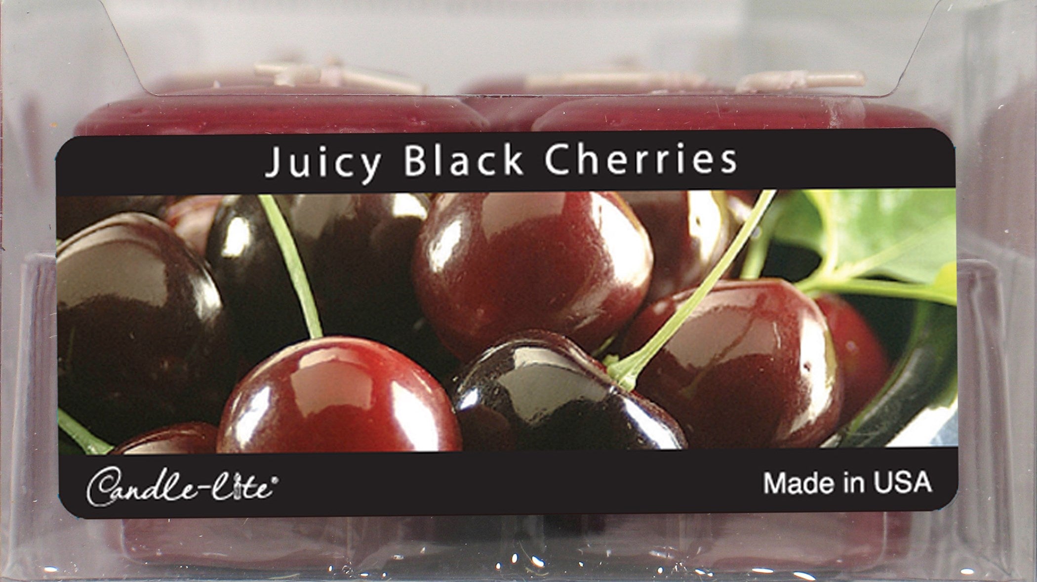 Bougie allumée, Candle lite 1976565 Juicy Black Cherries Bougies Votives 12 Pce (Pack de 12)