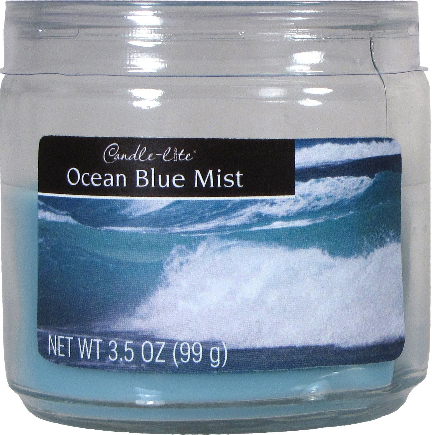 Chandelle lite, Candle lite 2400128 3.5 Oz Ocean Blue Scented Jar Candle (Pack of 12)