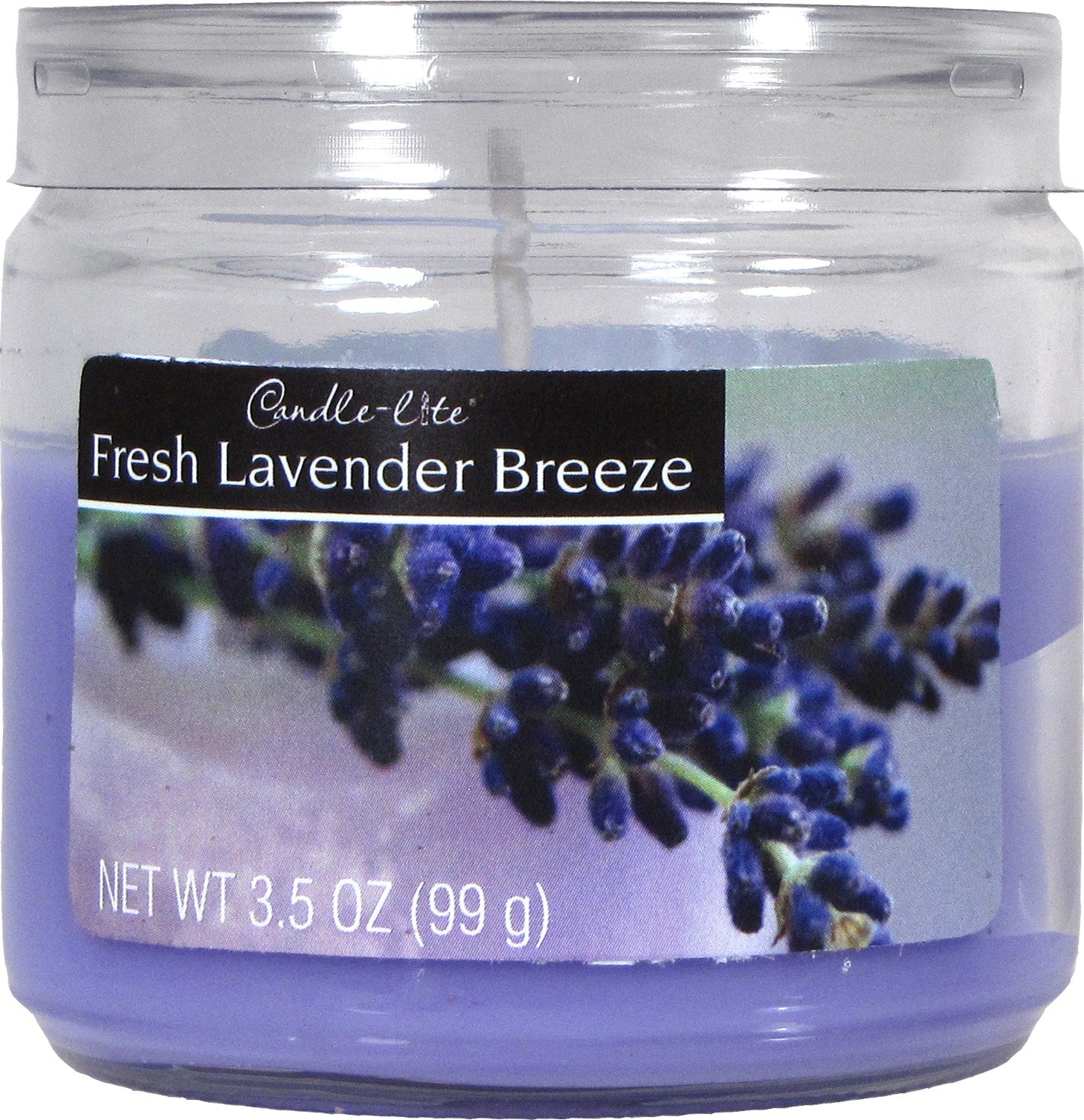 Bougie allumée, Candle lite 2400404 3.5 Oz Fresh Lavender Breeze (Pack de 12)