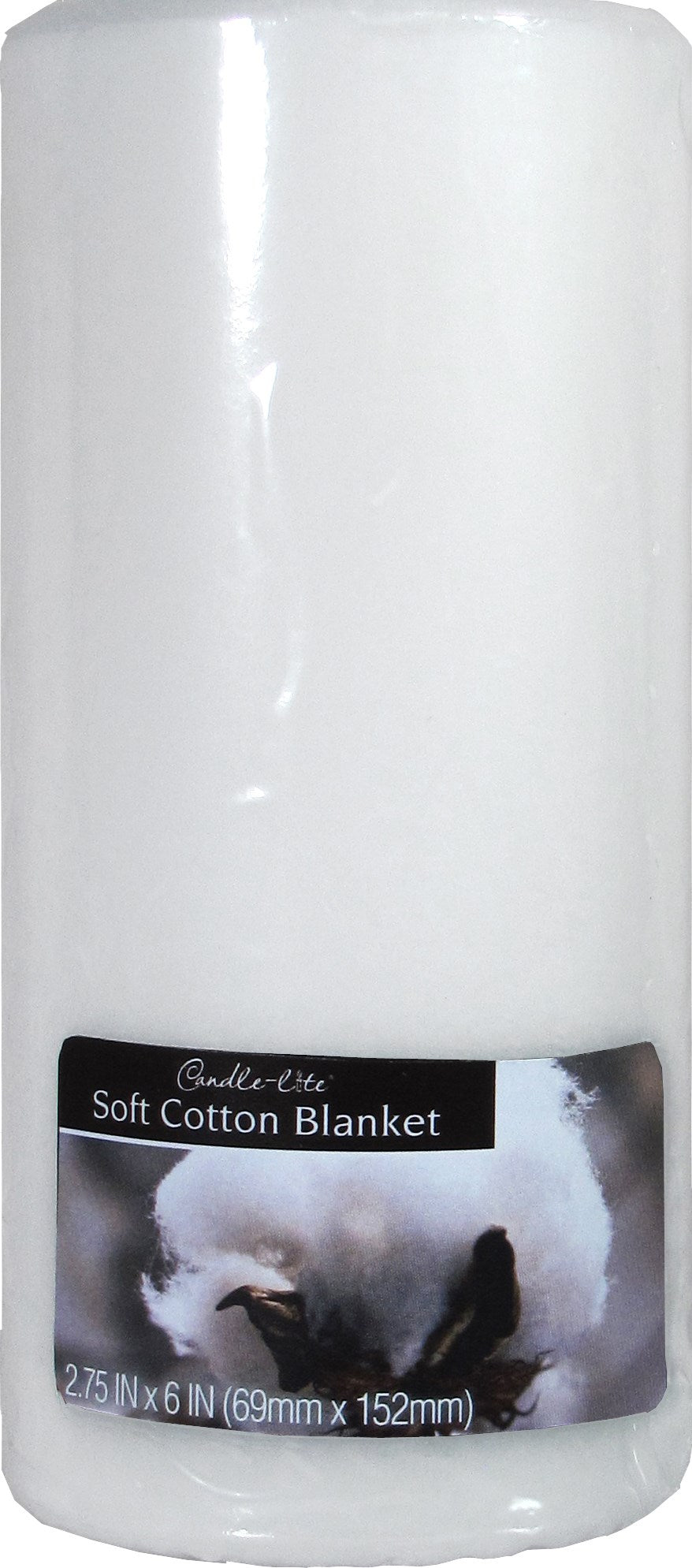 Bougie d'allumage, Candle lite 2846250 Bougie pilier parfumée en coton de 6" (paquet de 2)