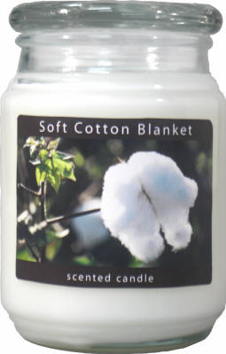 Bougie Lite, Candle lite 3297250 18 Oz Soft Cotton Scented Terrace Jar Candle (Pack of 2)