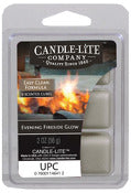 Chandelle lite, Candle lite 3711251 2.5 Oz. Cube de cire de lueur de feu de soirée (Pack de 4)