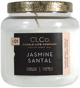 Bougie Lite, Candle lite 4274052 14 Oz Jasmine Santal CLCo Jar Candle With Metal Lid (Pack of 3)