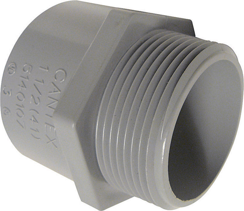 CANTEX INDUSTRIES, Cantex 1 in. D PVC Male Adapter For PVC 1 pk