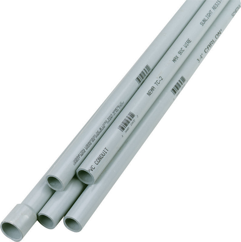 CANTEX INC, Cantex 3/4 in. Dia. x 10 pi. L Conduit électrique rigide en PVC (paquet de 10)