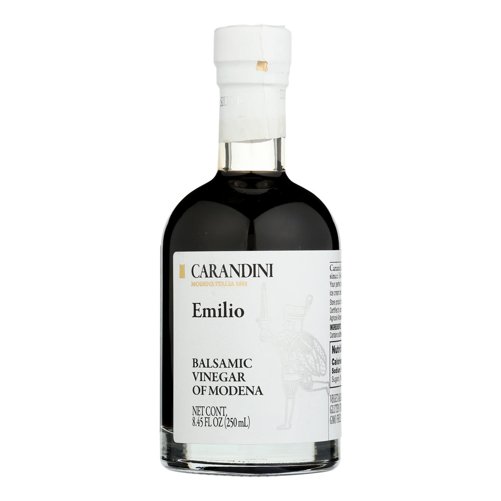 Carandini, Carandini - Vinaigre Balsmc Modena Emilio - Caisse de 6-8.45 OZ (Pack de 6)