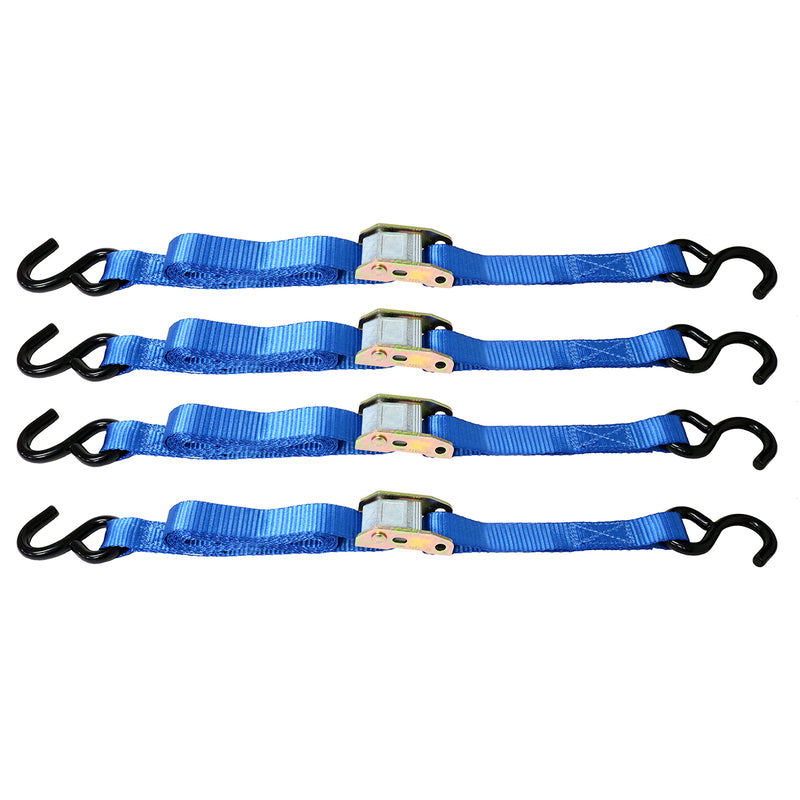 ALLIÉ INTERNATIONAL, CargoLoc 1 in. W X 6 ft. L Blue Cam Buckle 300 lb 1 pk