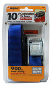 ALLIED INTERNATIONAL, CargoLoc 10 L Blue Cam Buckle 300 lb (paquet de 3)