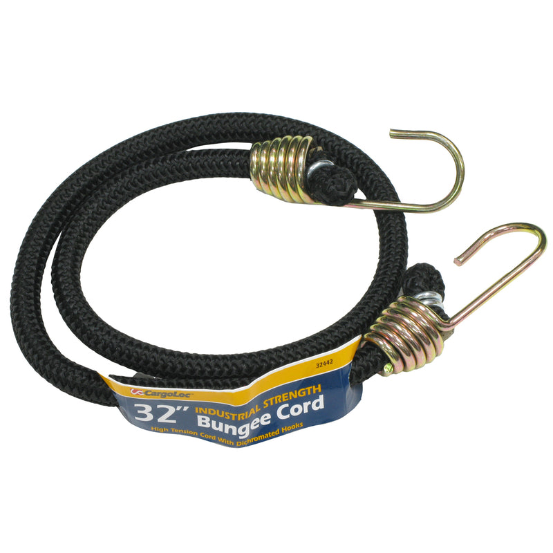 ALLIED INTERNATIONAL, Cargoloc 32442 32" Black Industrial Strength Bungee Cord (Pack of 10)