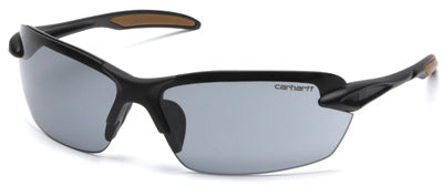 PYRAMEX SAFETY PRODUCTS LLC, Carhartt Spokane Half Frame Safety Glasses Gray Lens Black/Tan Frame 1 pc