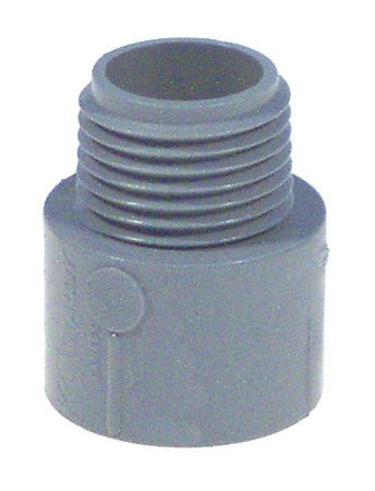 Carlon, Carlon Lamson & Sessons E943DR-CTN Adaptateur de borne mâle non métallique de 1/2", glissant vers le filetage