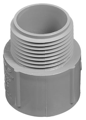 Carlon, Carlon Lamson & Sessons E943HR-CTN 1-1/2" Non Metallic Male Terminal Adapter Slip To Thread (Adaptateur de borne mâle non métallique à filetage)