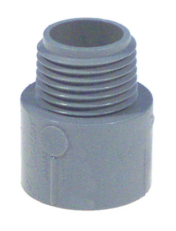 Carlon, Carlon Lamson & Sessons Non Metallic Male Terminal Adapter Slip to Thread 2 in.