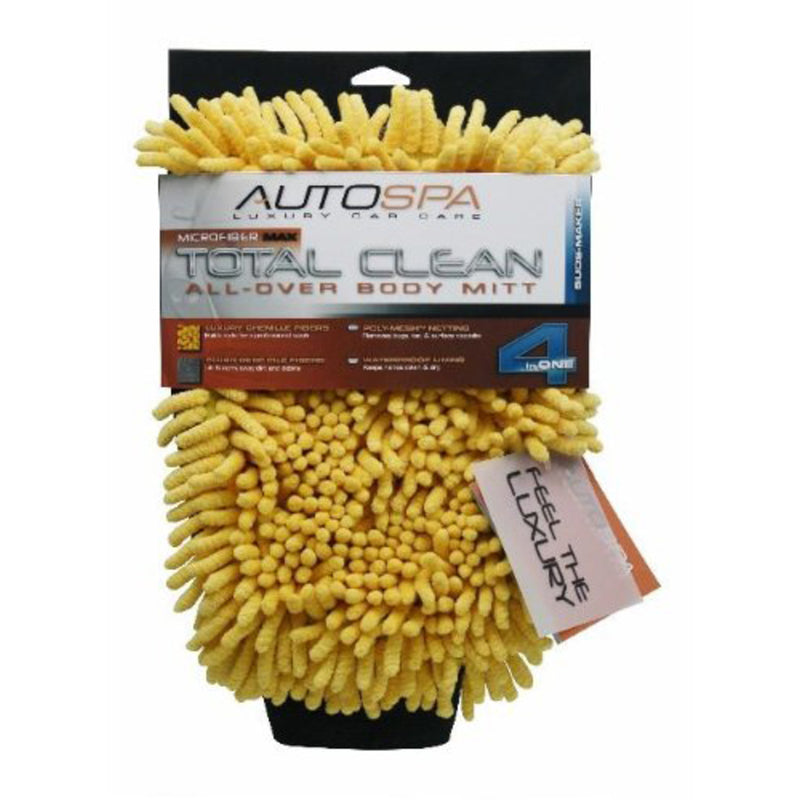 HOPKINS MANUFACTURING, Carrand AutoSpa 10 in. L X 7 po. W Microfiber Wash Mitt 1 pk